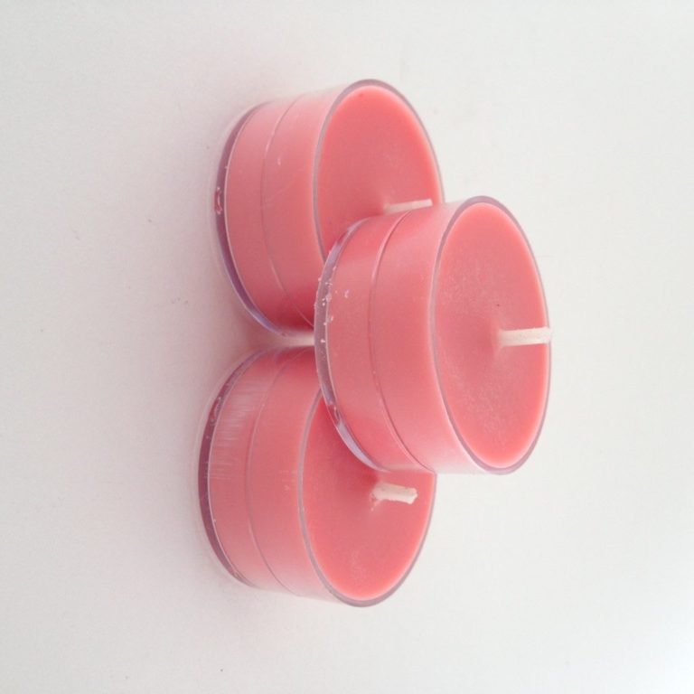 Cherry Vanilla Soy Tea Light Candles Jojo's Candle Company