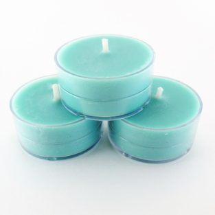 clean cotton tea light candles