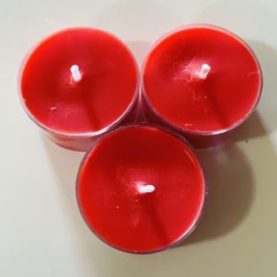 watermelon sangria tea light candles
